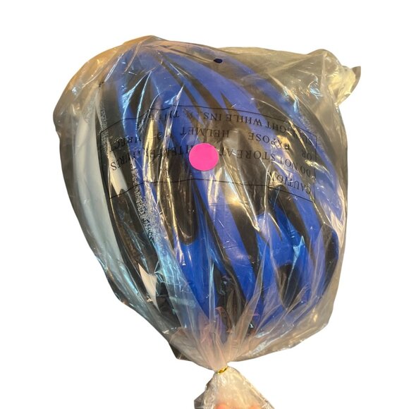 NEW! Helmets R Us Bike Bicycle Helmet Size L Model 09 Blue, White and Black - Picture 3 of 4